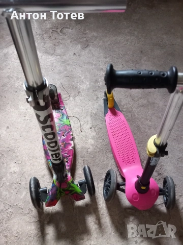2бр тротинетки +пениборд за деца, снимка 6 - Скутери и тротинетки - 53950933