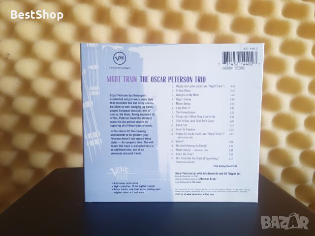 The Oscar Peterson Trio - Night Train, снимка 2 - CD дискове - 46170162