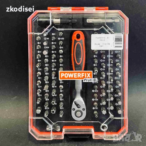 Тресчотка POWERFIX 81 PIECE