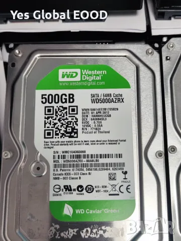 WD GREEN/BLUE/ENTERPRISE HDD 3.5 500GB - / Хард диск за компютър, снимка 2 - Твърди дискове - 48674309