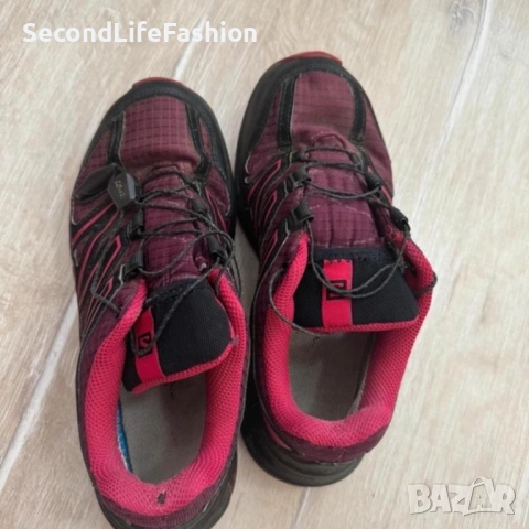 Дамски Маратонки за бягане Salomon XT Wings 3, лилави, UK4.5 EU37 2/3, снимка 4 - Маратонки - 52505794