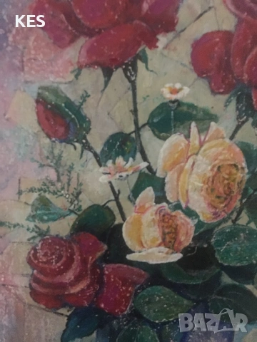 Рози 2, снимка 2 - Картини - 53638682