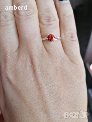 Нежен и елегантен сребърен пръстен - модел R062, снимка 13 - Пръстени - 53614259