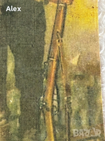  Италианско фашистко пропагандно пано от Втората световна война (около 1941–43 г, снимка 9 - Антикварни и старинни предмети - 53960345