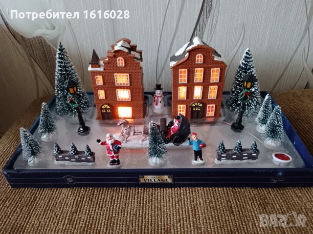 Нови LED светещи селца на фирмата MAGIC VILLAGE.с 2 светещи къщички, снимка 2 - Декорация за дома - 48360864