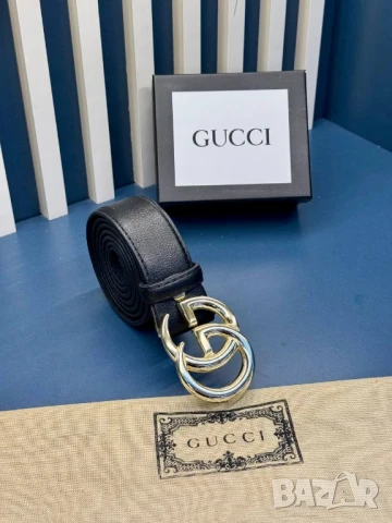 колани от естествена кожа в кутия gucci , снимка 6 - Колани - 50596308