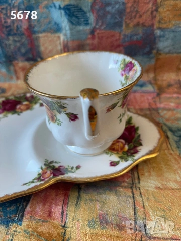 Royal Albert тенис сет Old Country Roses, снимка 4 - Антикварни и старинни предмети - 54293433