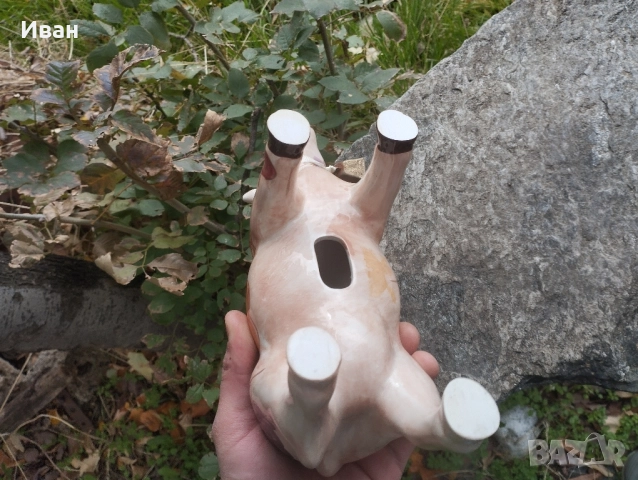 Порцеланова декоративна фигурка на крава-касичка,, снимка 8 - Декорация за дома - 52370564