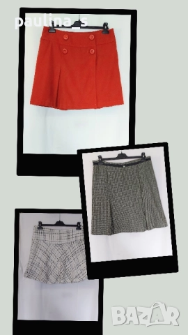 Три различни броя / Зимна вълнена пола с хастар 