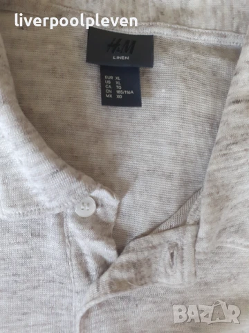 👉Ленена H&M  Original XL, снимка 4 - Тениски - 50706813