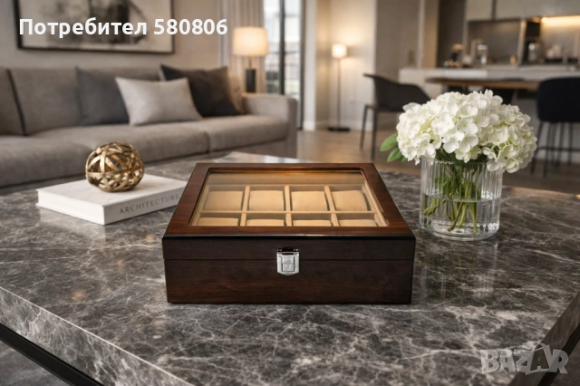 Кутия за часовници / Подходящ за подарък, снимка 2 - Мъжки - 53531482