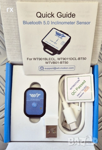 Bluetooth 5.0 Инклинометър Сензор WT901DCL, снимка 2 - Друга електроника - 52139671