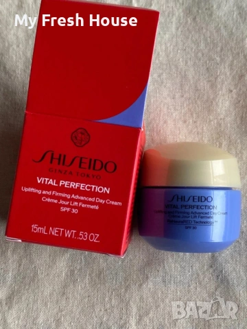 Shiseido Vital Perfection Uplifting and Firming Cream Дневен крем 15 мл