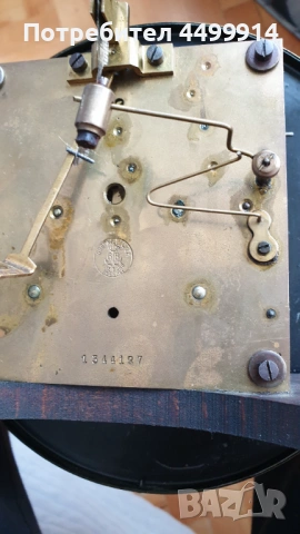 Стенен механичен часовник "Густав Бекер", снимка 6 - Антикварни и старинни предмети - 53098107