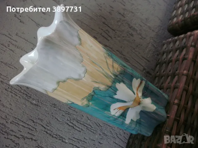 Уникална ваза от миналия век !, снимка 5 - Вази - 50415396