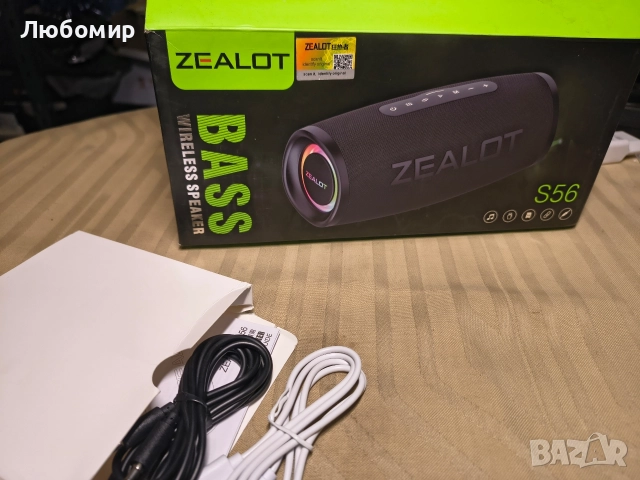 ZEALOT Bluetooth високоговорител 40W преносим с BassUp технология, водоустойчив високоговорител , снимка 8 - Bluetooth тонколони - 52672988