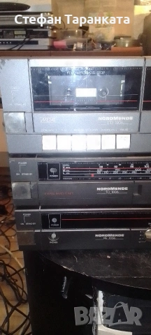 Normende-усилвател,радио тунер и касетачен дек комплект не светват за ремонт , снимка 2 - Ресийвъри, усилватели, смесителни пултове - 54009057