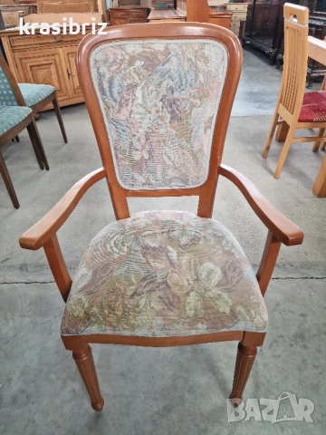 Масивен Стол с Подлакътници-внос от Германия!, снимка 2 - Столове - 52476446