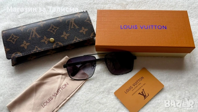 Слънчеви очила Louis Vuitton с кутия и аксесоари, снимка 2 - Слънчеви и диоптрични очила - 53570459