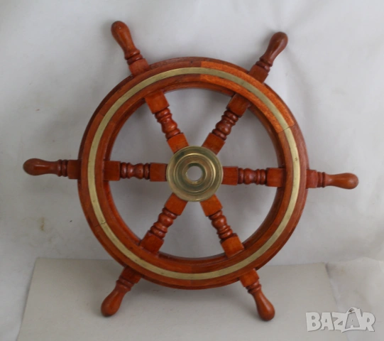 Корабен рул с месингов ринг