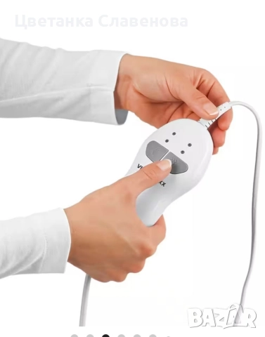 VITALmaxx голямо одеяло за отопление на гръб и рамене с 3 степени , 100 W!, снимка 8 - Масажори - 52404029