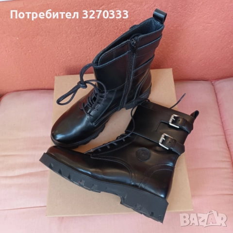 Дамски боти от естествена кожа , снимка 6 - Дамски боти - 52252177