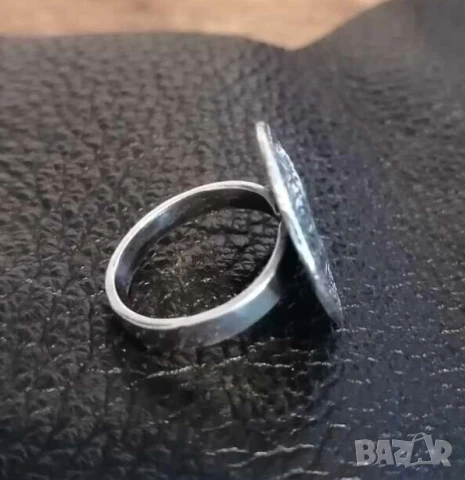 Пръстен монета с лика на Нерон за ценители и колекционери, снимка 2 - Пръстени - 51174872