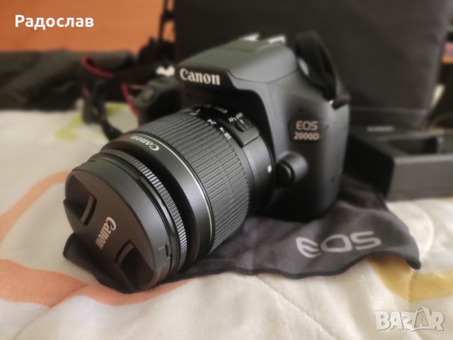 Canon EOS 2000d, снимка 2 - Фотоапарати - 46407271
