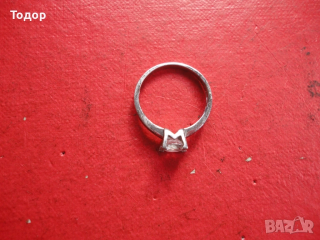 Луксозен сребърен пръстен с камък , снимка 6 - Пръстени - 53304831