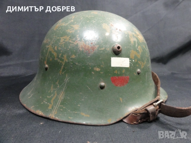 СТАРА БЪЛГАРСКА ВОЕННА КАСКА ШЛЕМ М36, снимка 8 - Антикварни и старинни предмети - 53964764