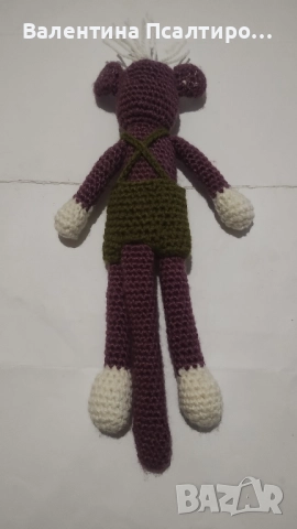 Маймунка амигуруми на една кука , снимка 4 - Декорация за дома - 52449471