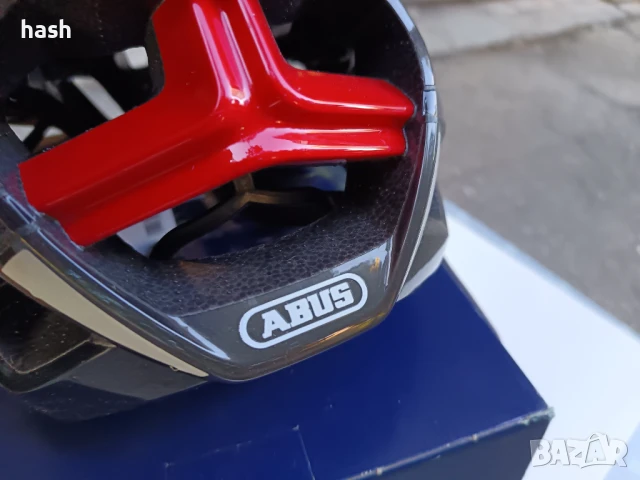 Каска ABUS StormChaser Racing - Аеродинамична професионална велосипедна каска, р-р L, снимка 7 - Спортна екипировка - 50828722