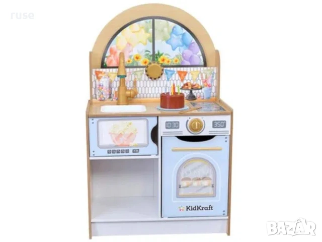 НОВИ! Дървена детска кухня с аксесоари KidKraft, снимка 2 - Играчки за стая - 53967107