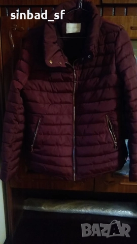 Дамско зимно яке цвят бордо, снимка 5 - Якета - 52469564