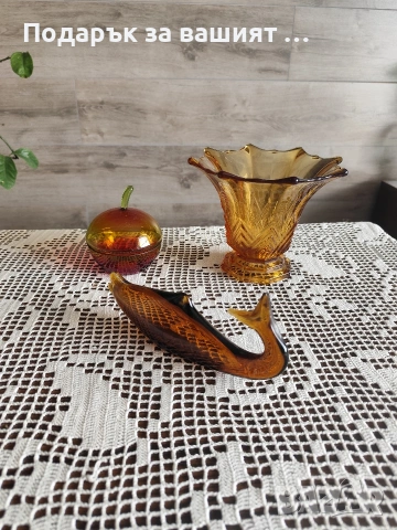 Бохемски оловен кристал .Ваза., снимка 10 - Колекции - 51035961