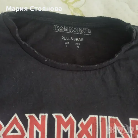 Оригинална тениска на Iron Maiden, снимка 3 - Тениски - 49557547