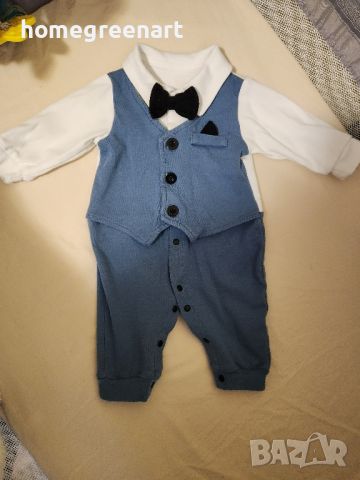 Бебешки гащеризони тип костюм за повод , снимка 2 - Комплекти за бебе - 46388870
