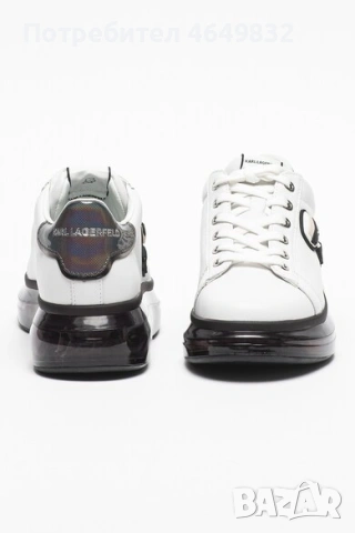 Karl Lagerfeld Кожени спортни обувки Kapri Kushion, снимка 3 - Маратонки - 53224974