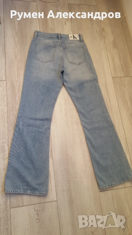 Светло сини дънки Calvin Klein Jeans за момиче с р-р W27 = S, снимка 12 - Дънки - 52110685