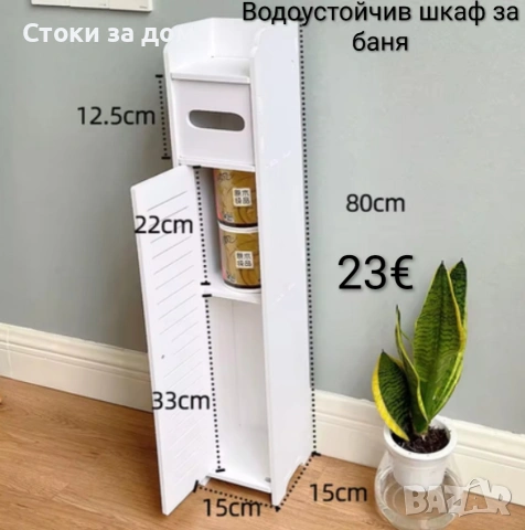 Водоустойчив шкаф за баня