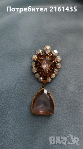 Ретро Чехословашка брошка на Яблонекс , снимка 5 - Антикварни и старинни предмети - 54183975