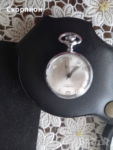Джобен швейцарски часовник - PALLAS PARA - 17 рубина, снимка 8 - Джобни - 41627929