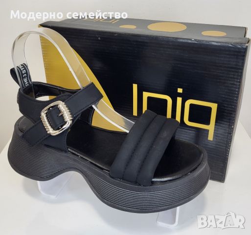 Атрактивни дамски летни сандали в черно , снимка 2 - Сандали - 45776922