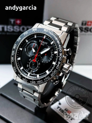  TISSOT SUPERSPORT CHRONO T125.617.11.051.00 ЧИСТО НОВ часовник кутия 100% оригинал 