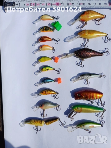 воблери за кефал ( клен) и щука , снимка 5 - Такъми - 53872875