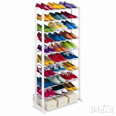 Стелаж-етажерка за обувки Amazing Shoe Rack TV248, снимка 3 - Етажерки - 46749451