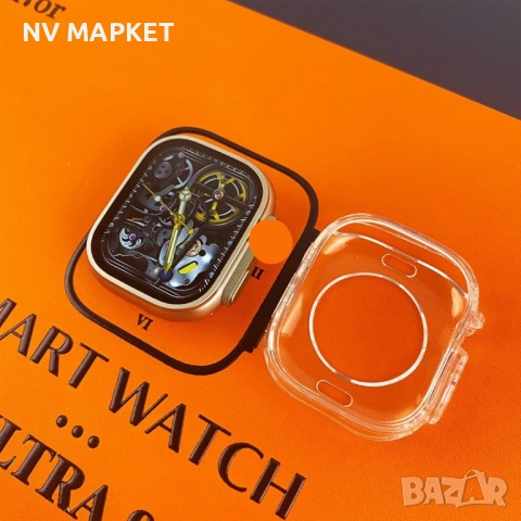 Смарт часовник 2023 New smart watch S100 ultra 7 in 1 strap 
