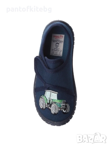 Superfit Пантофи  Тъмносини с трактор рр 27, снимка 3 - Детски пантофи - 51482033