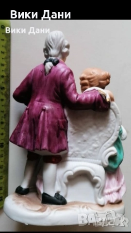 порцелан Ретро Скулптури Позлата, снимка 10 - Статуетки - 33220522