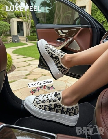 Dior ⚜️Дамски Кецове , снимка 2 - Кецове - 54008182